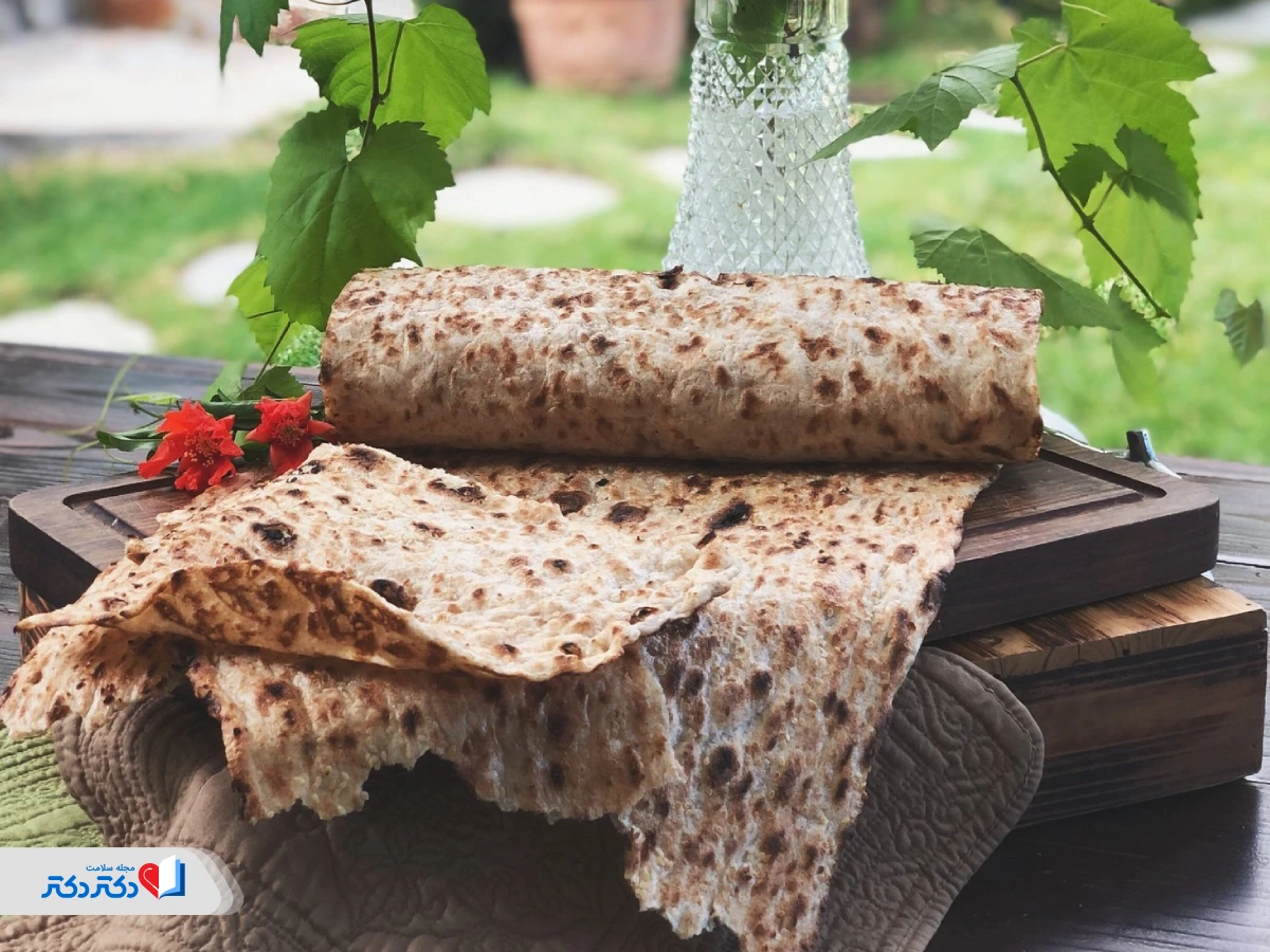 نان سنگک برای لاغری