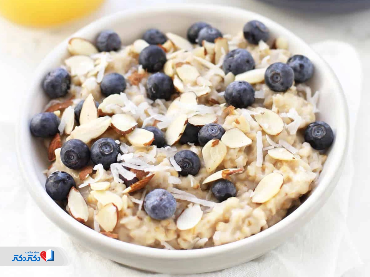 ترکیب جو دوسر و نارگیل برای لاغری