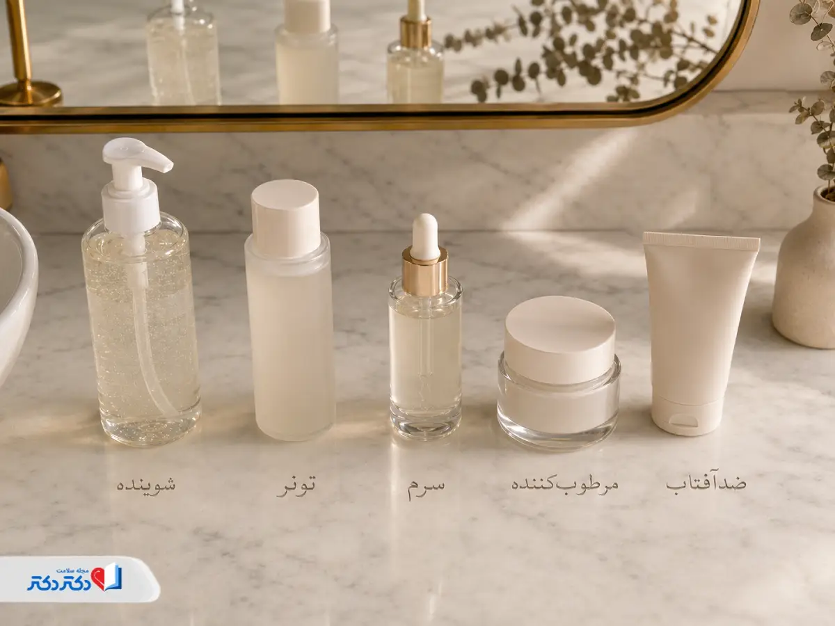 روتین پوست دهیدراته