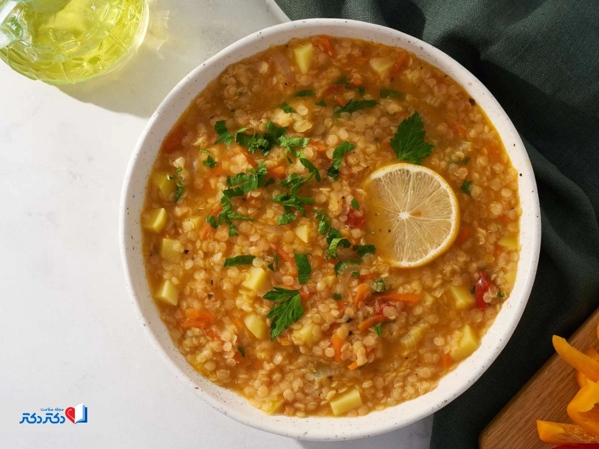 سوپ نرم برای سالمندان