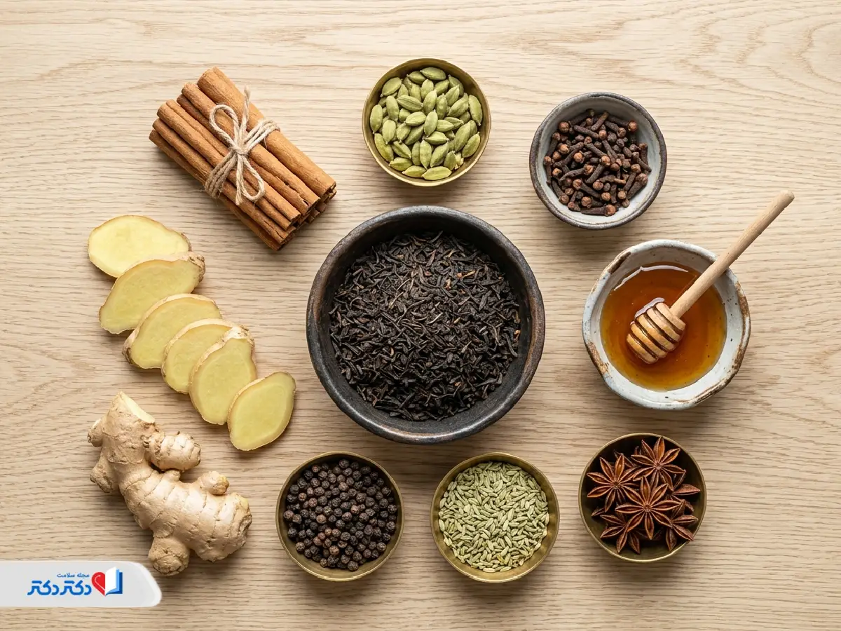 ترکیبات چای ماسالا برای لاغری