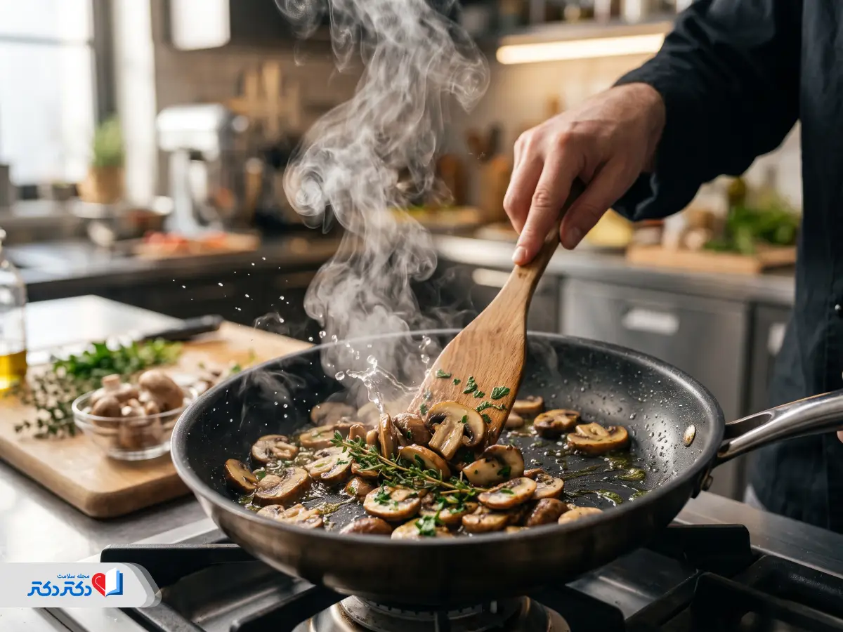 بهترین روش پخت قارچ برای لاغری