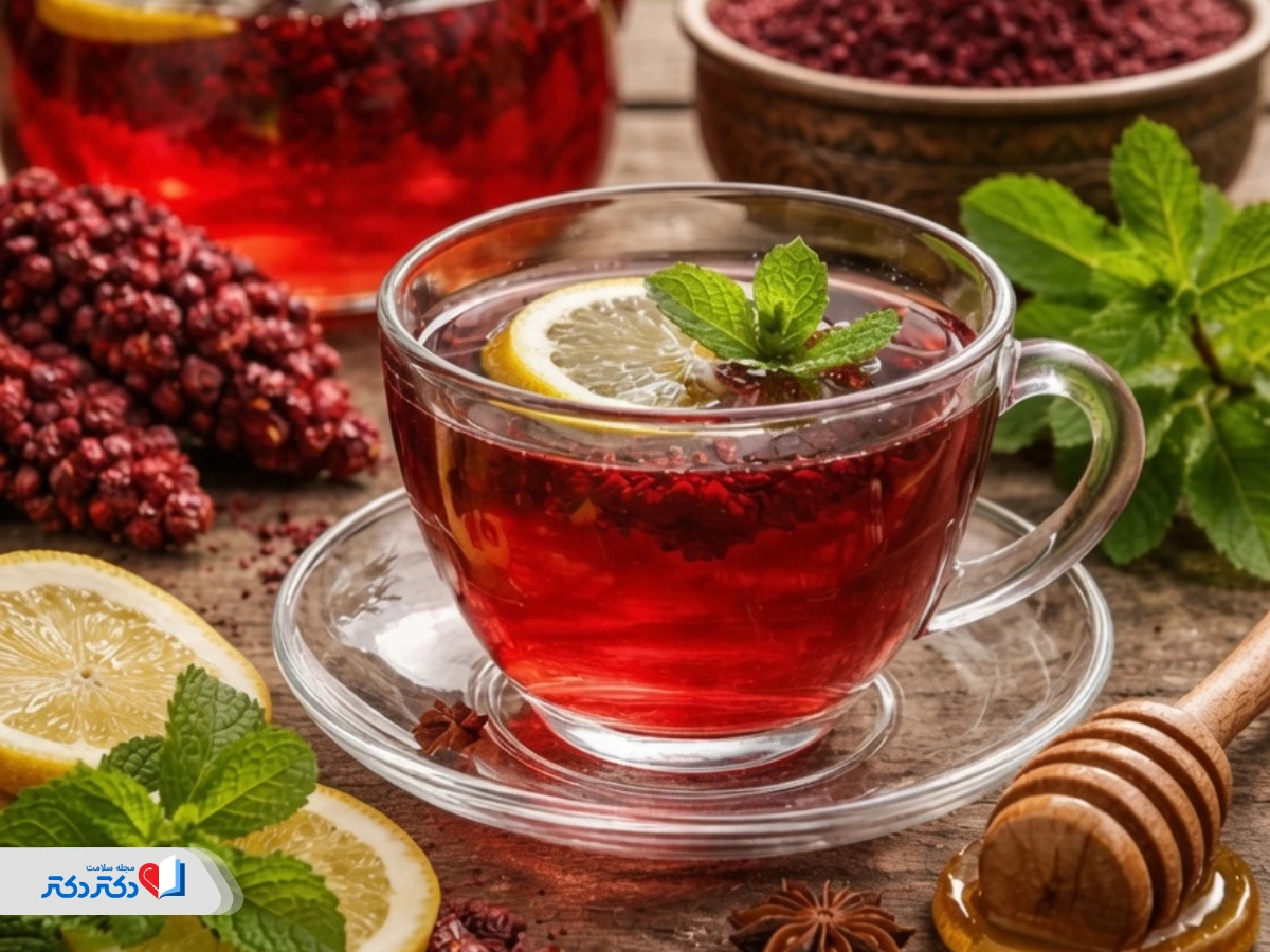 دمنوش سماق برای لاغری