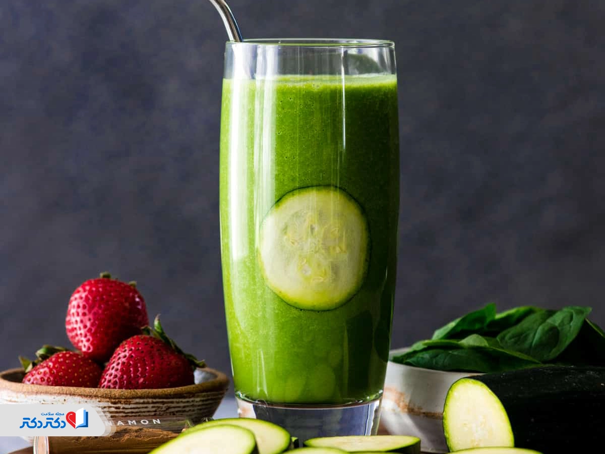 اسموتی کدو سبز برای لاغری