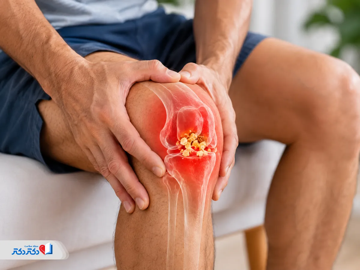 نقرس زانو چیست و چرا ایجاد میشود؟ بررسی کامل روشهای درمان