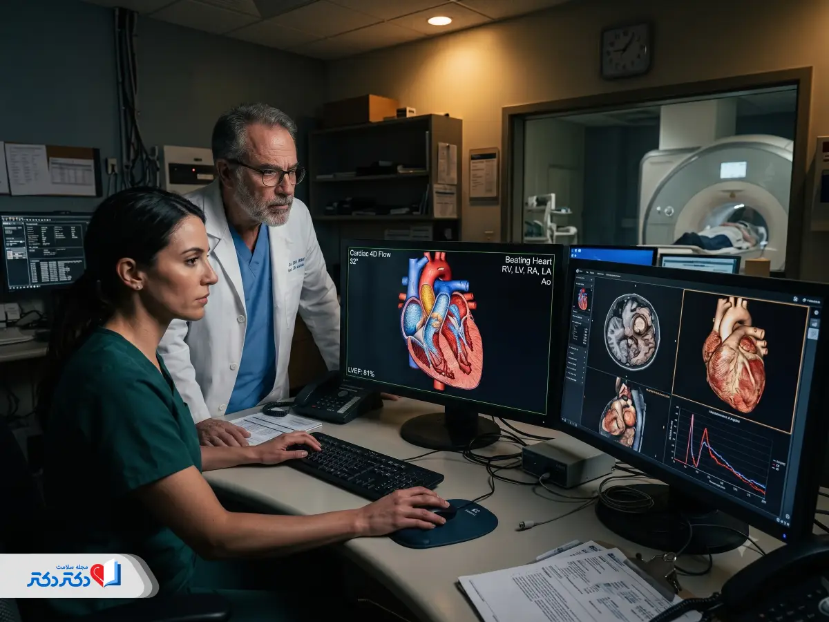 MRI یا CT قلب