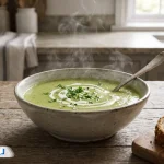 طرز تهیه سوپ کرفس رژیمی برای لاغری با مواد اولیه سالم و کم‌کالری