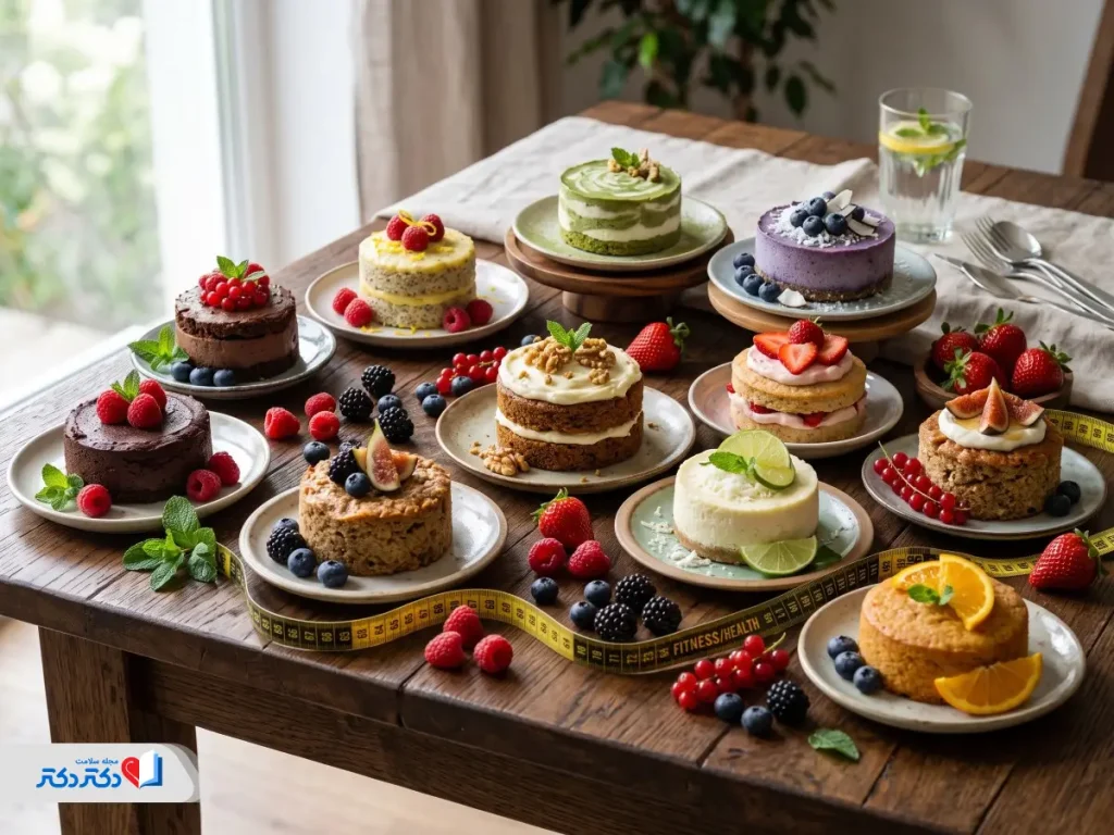 معرفی 10 کیک رژیمی خوشمزه با کالری کم برای رژیم لاغری و تناسب اندام