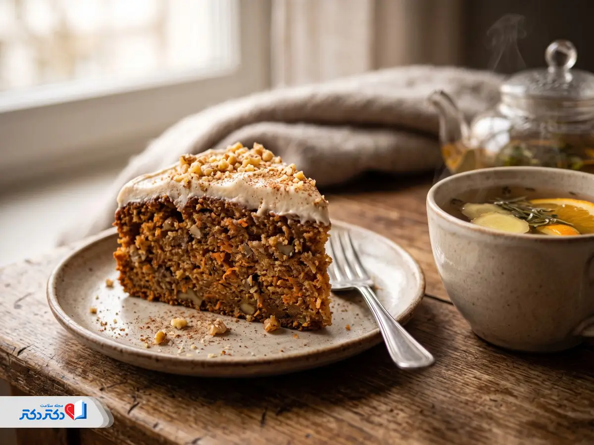کیک رژیمی هویج
