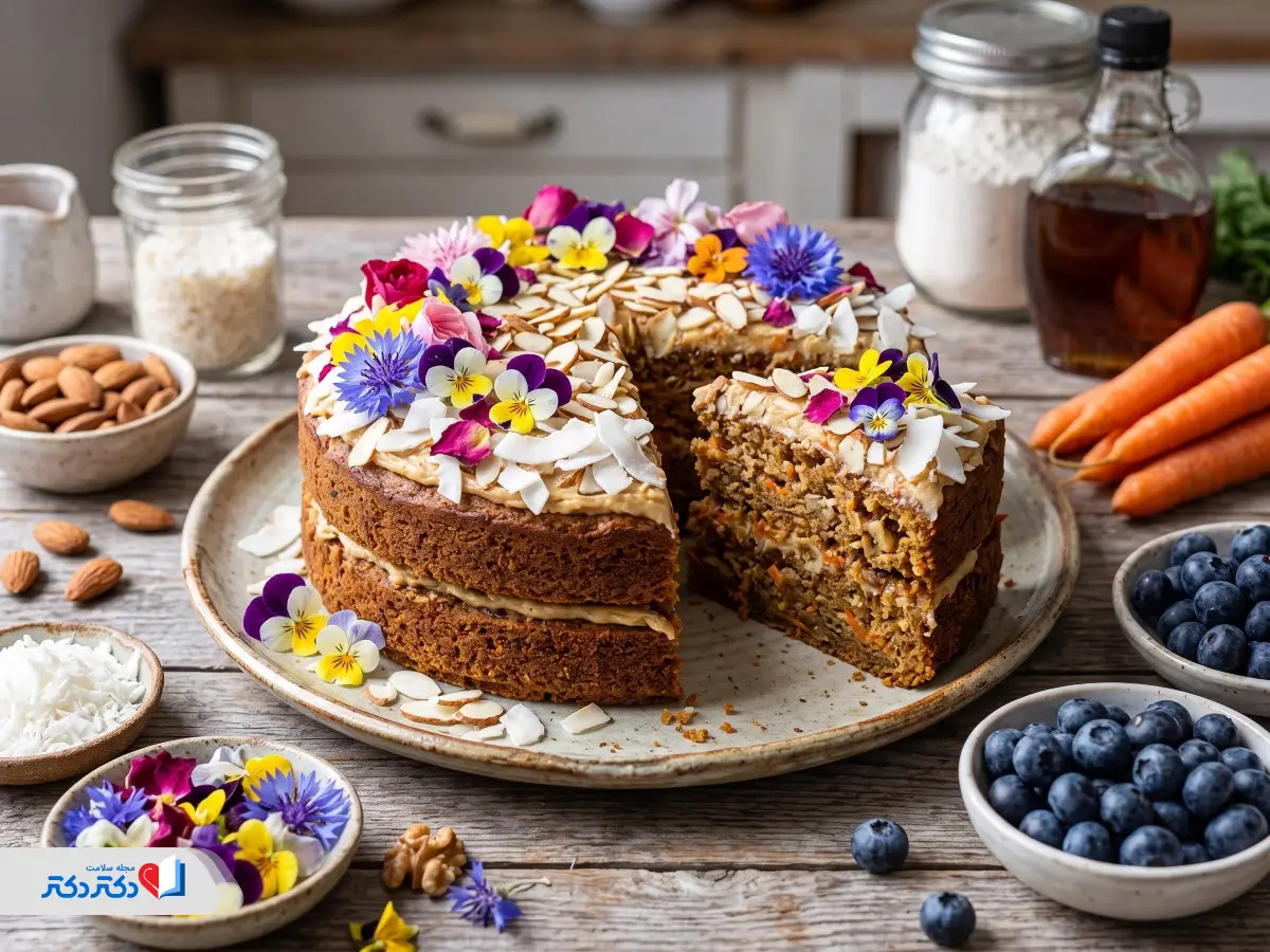 کیک رژیمی بدون آرد