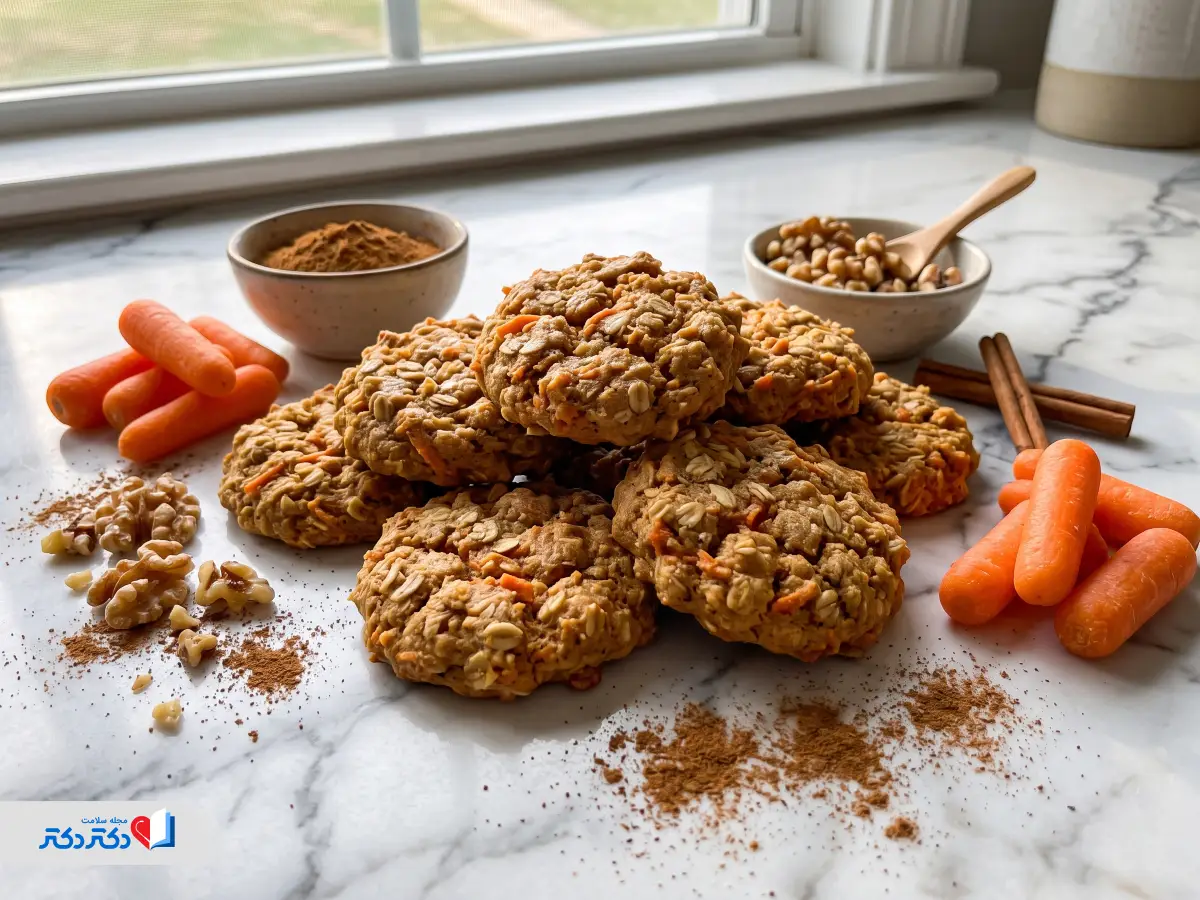 کوکی رژیمی با هویج