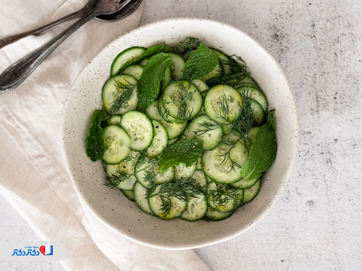 ترکیب شوید و خیار برای لاغری