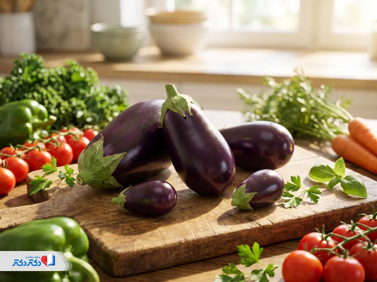 خواص بادمجان در رژیم غذایی