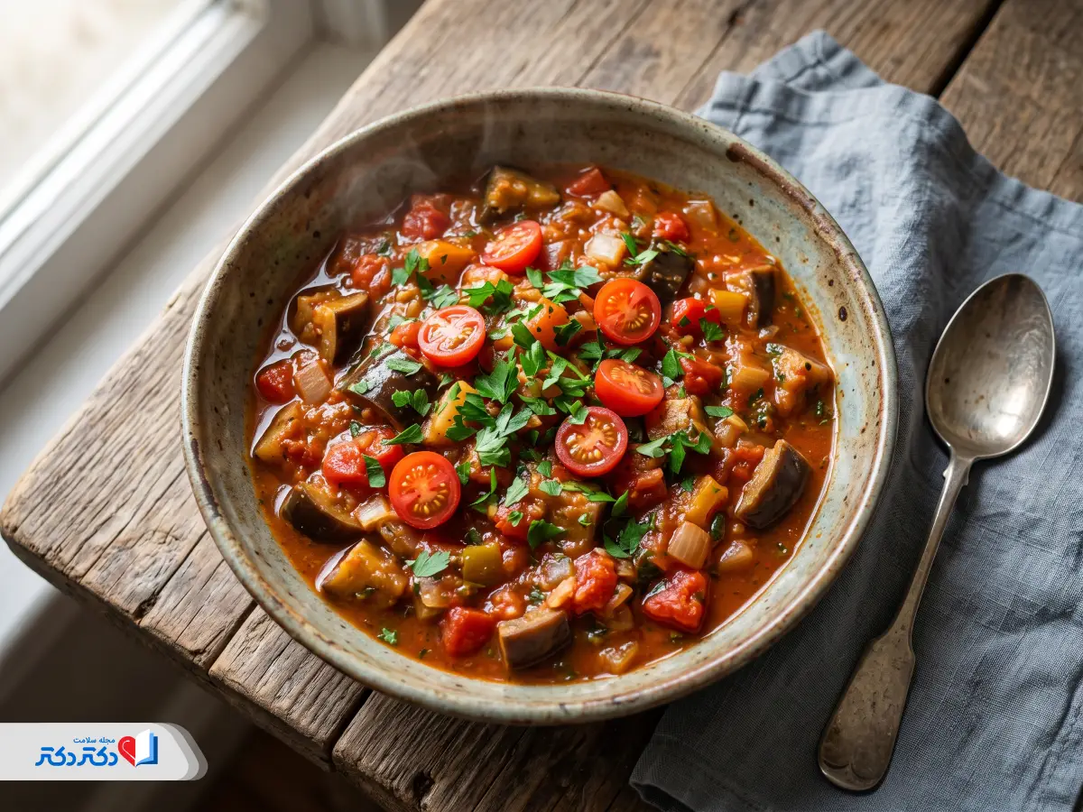 خوراک بادمجان رژیمی؛ از دستور کلاسیک تا مدل‌های متنوع