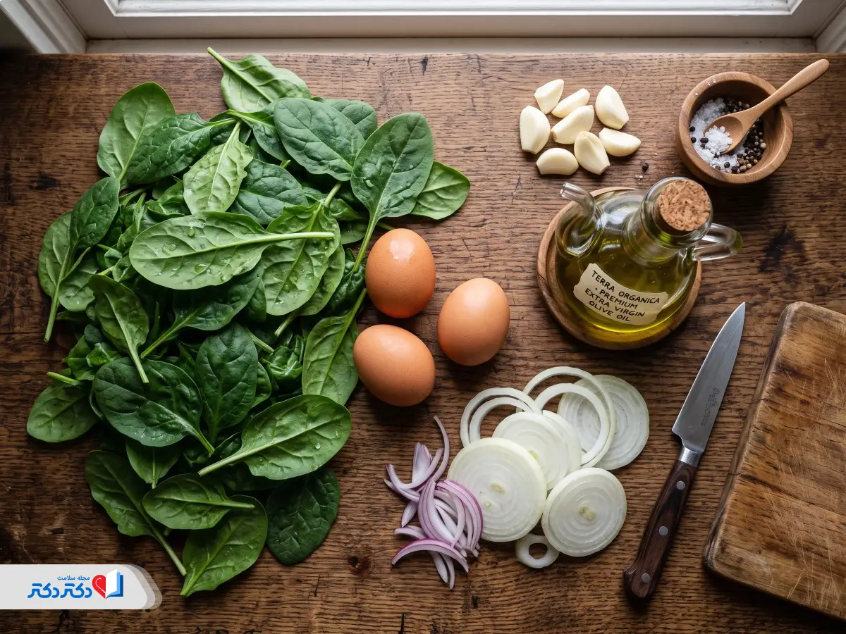 مواد لازم برای تهیه نرگسی رژیمی