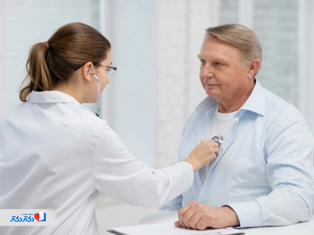 معاینه فیزیکی بیمار برای تشخیص نارسایی دریچه میترال