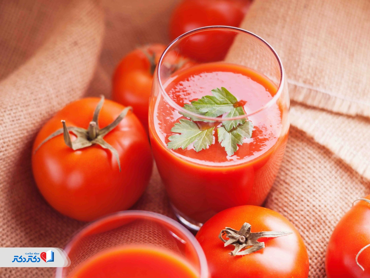 مصرف آب گوجهفرنگی برای لاغری