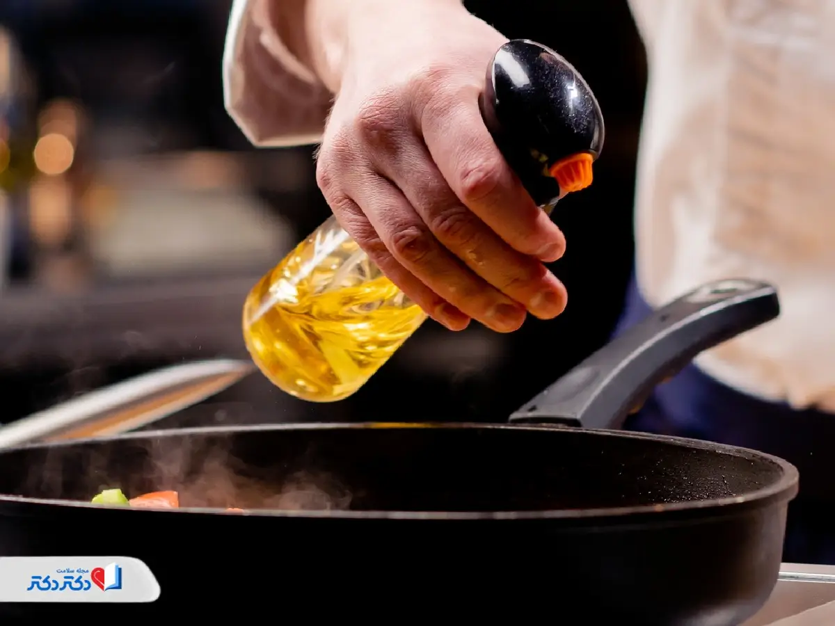 کاهش روغن در کوکو سبزی رژیمی