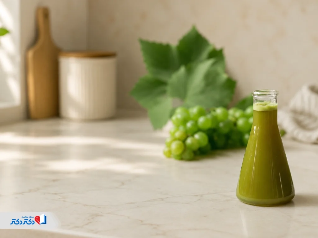بررسی خواص آبغوره برای لاغری