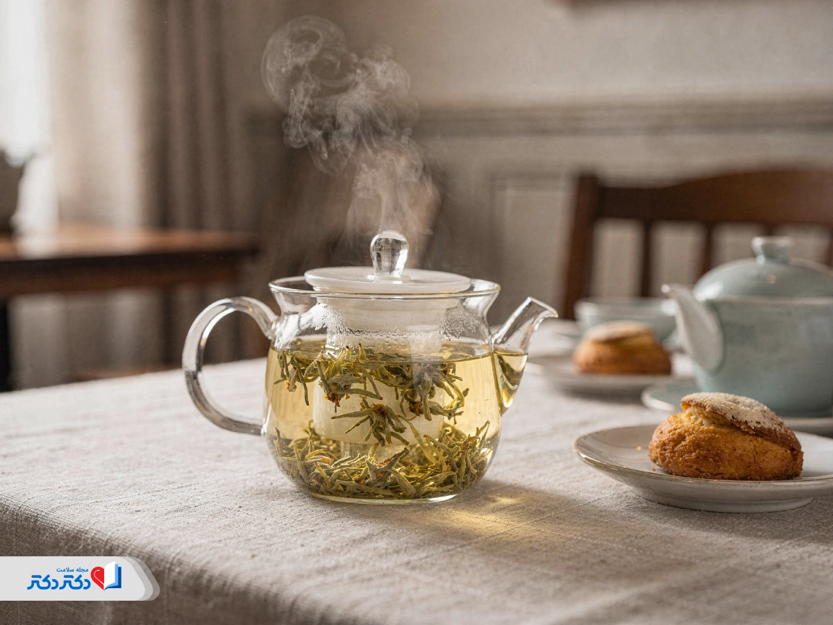 نحوه دمکردن چای سفید