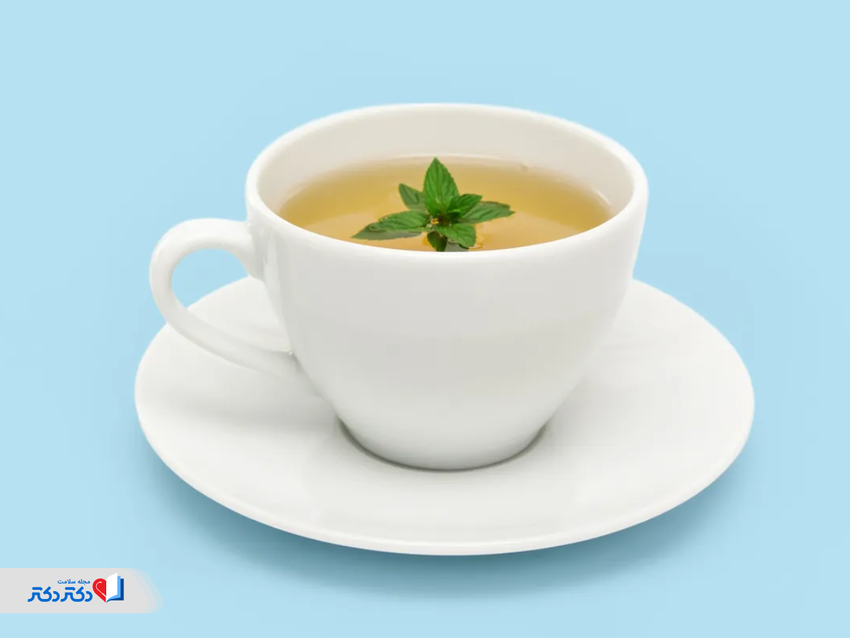چای سفید در ترکیب با نعنا