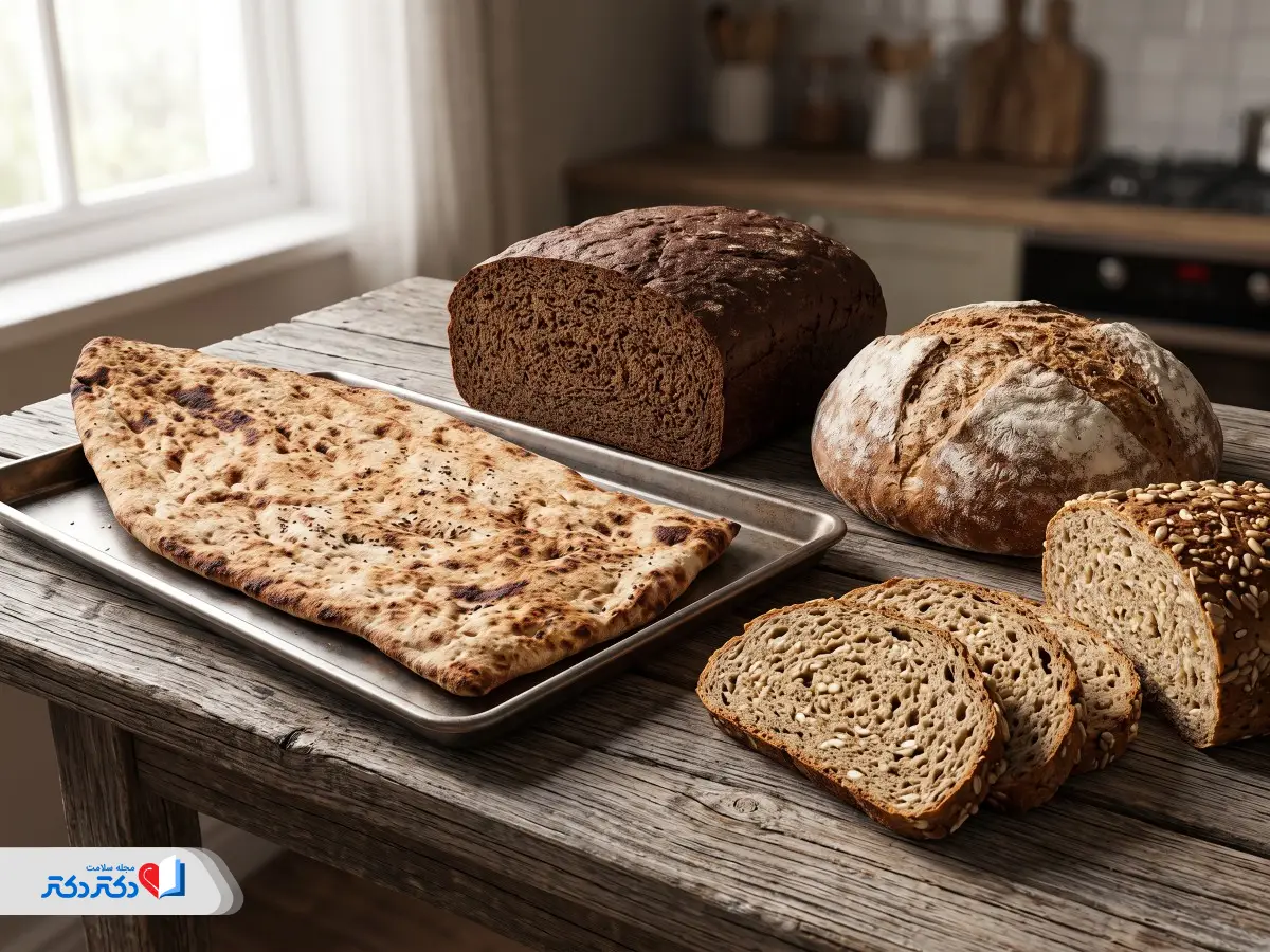 بهترین انواع نان سبوسدار برای رژیم لاغری