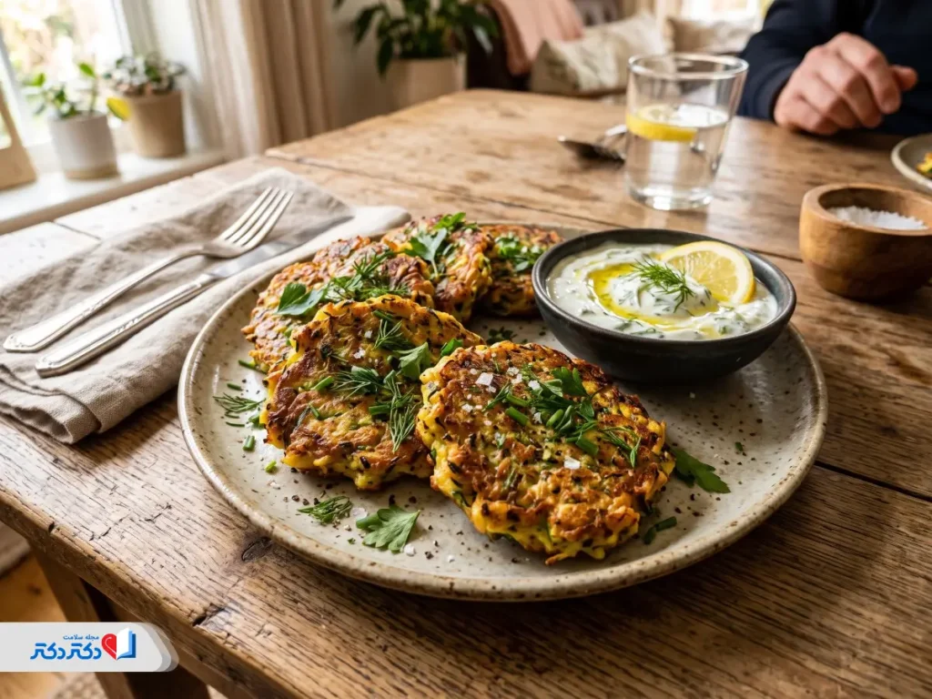 طرز تهیه کوکو کدوسبز ؛ دستور پختی سبک، خوشمزه و مناسب رژیم غذایی