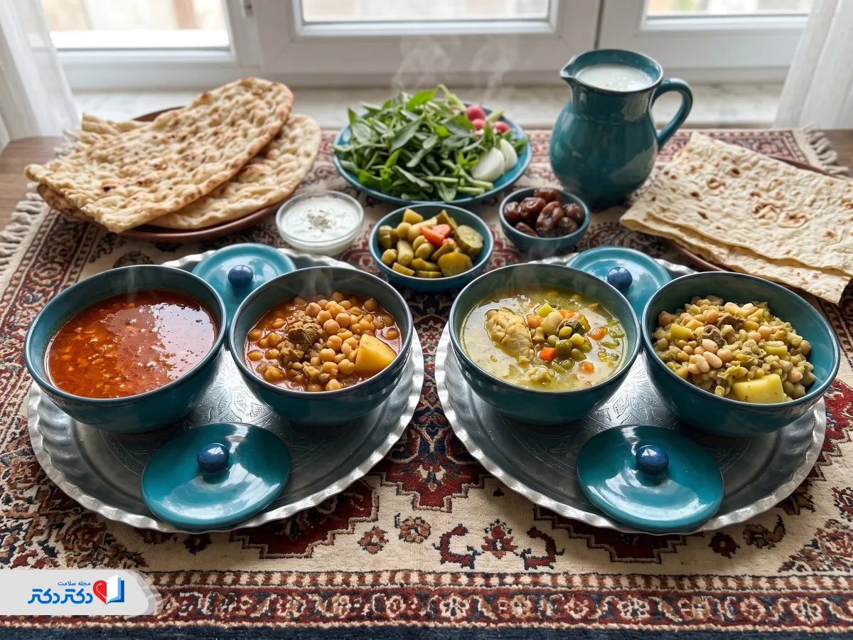 طرز تهیه آبگوشت مرغ رژیمی و آبگوشت با گوشت؛ ساده و کمکالری