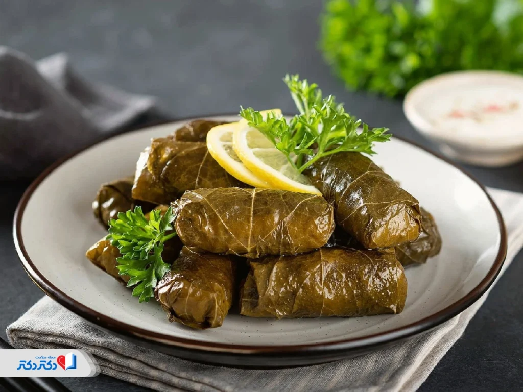 آموزش انواع دلمه رژیمی