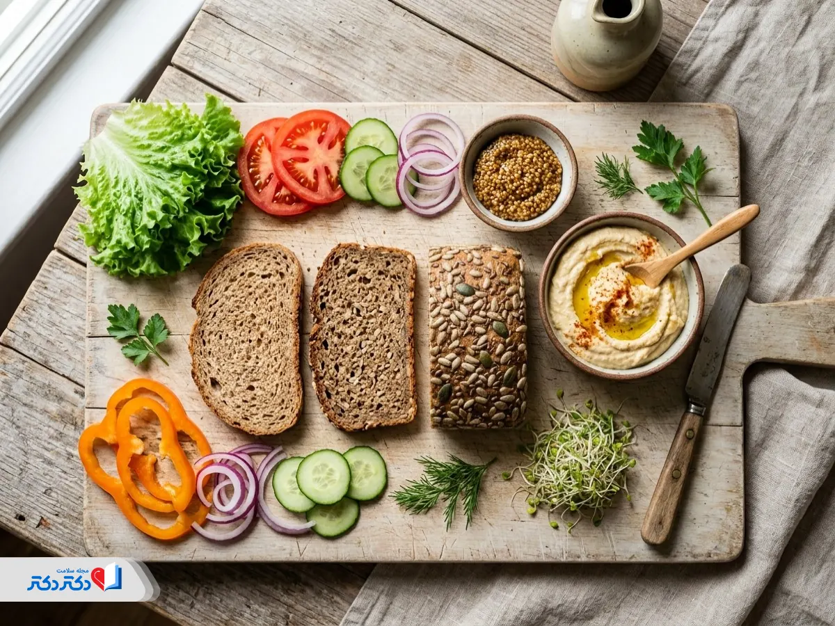 بهترین نان برای اسنک رژیمی