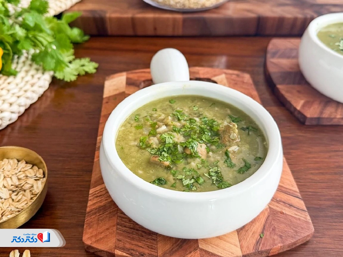 سوپ جو برای کاهش وزن