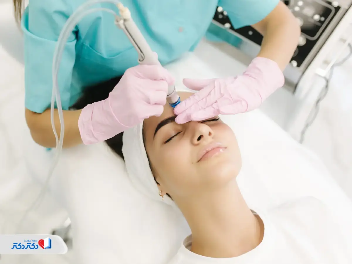 دستگاه میکرودرم ابریژن برای پاکسازی و جوانسازی پوست