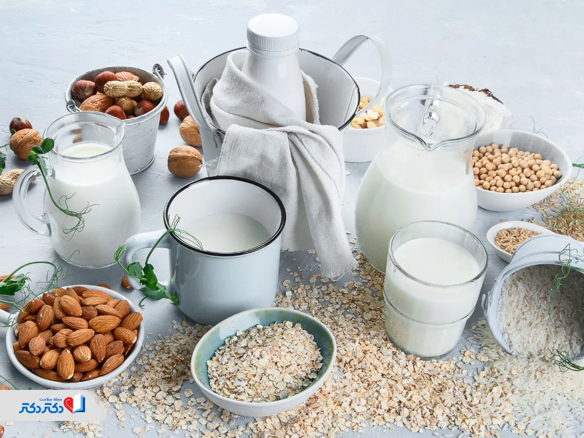 انواع شیر گیاهی