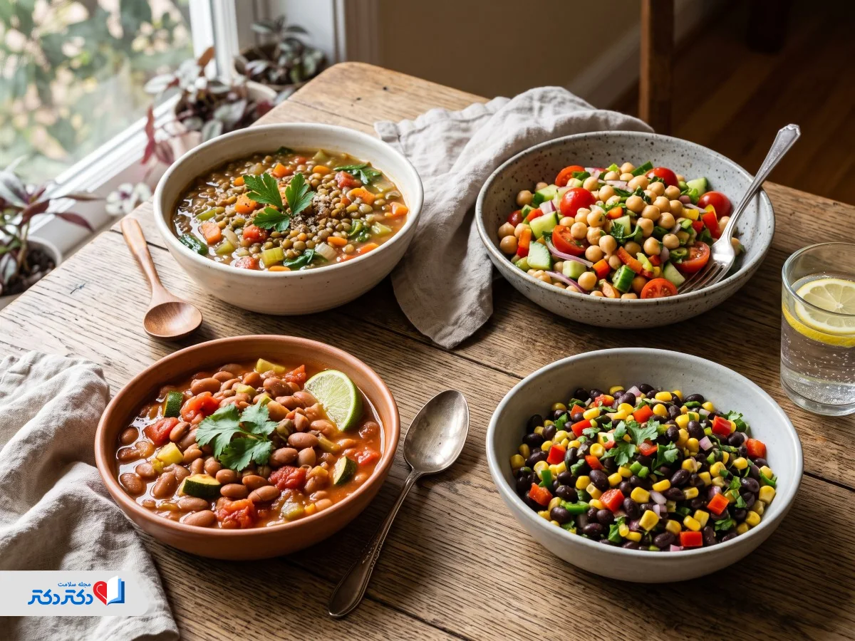 غذاهای رژیمی با حبوبات برای کاهش وزن