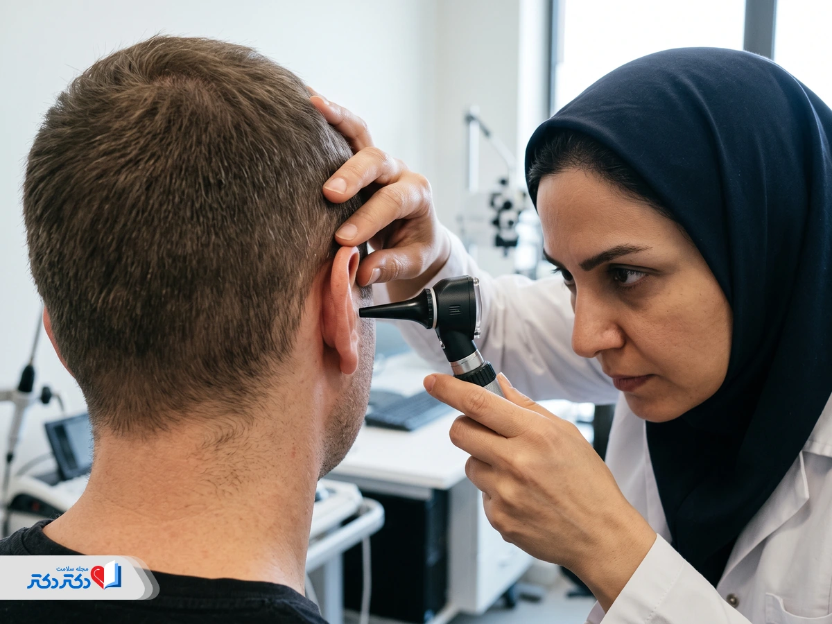 عفونت گوش میانی چگونه تشخیص داده میشود؟